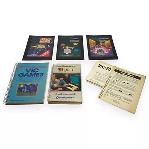 1980s - Commodore - The Friendly Computer - VIC-20 - VIC GAMES Instructions Lot - Picture 1 of 6