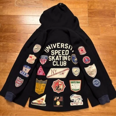 Raro Polo Ralph Lauren Rugby Sudadera con Capucha Parche Garra Azul Marino XS Auténtico De JP Foto 1 de 4