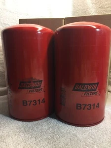 Lot Of 2 Baldwin Filters B7314 Oil Filter, Spin-On, 9-5/8"x5-3/8"x9-5/8" - Picture 1 of 3