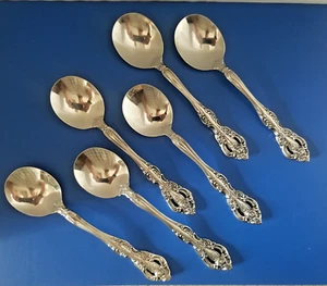 Oneida Michelangelo 18/10 Stainless Steel Round Bowl Soup Spoon (Set of 6) - Picture 1 of 11