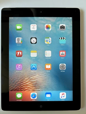 Apple iPad 2nd Gen 9.7" 32GB 1GHz leather folding screen cover/stand & usb cable - Image 1 of 4