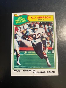 Topps Football 1977 #453 O.J. SIMPSON!! ¡ENVÍO DE $1!! - Imagen 1 de 2