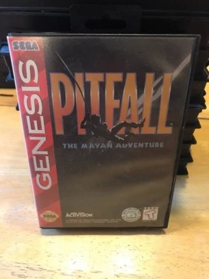 Pitfall: The Mayan Adventure  (Sega Genesis, 1994) No Manual / Tested  - Image 1 of 4