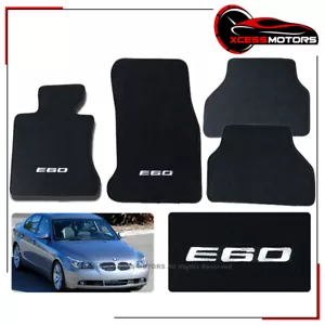 05-10 E60 Logo Serie 5 Alfombrillas Alfombrillas Forros Delanteros Traseros Nylon PARA: (BMW) - Imagen 1 de 6