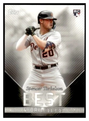 2022 Topps X Best 19 Spencer Torkelson Rookie RC Detroit Tigers baseball card - Image 1 of 2