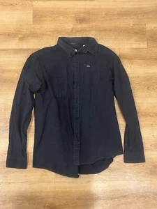 Matix Marc Johnson Signature Series Black Large Dress Button Shirt Skateboarding - Picture 1 of 5