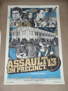 Impresión de póster de película Assault on Precinct 13 Tyler Stout Alamo Mondo John Carpenter - Imagen 1 de 8
