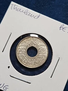 1941 Thailand 10 Satang Y-56 (.650 Silver) - Picture 1 of 3