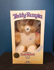 Teddy Ruxpin Doll 1985 Vintage Worlds Of Wonder Amazing Condition TESTED WORKS