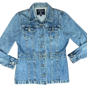 Vintage Caribbean Joe CJ BLUES DENIM JACKET Women’s Size M - Picture 1 of 6