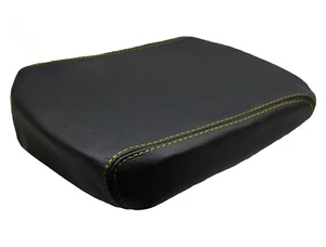 VW AMAROK 2010-2016 Funda para Apoyabrazos 100% Piel - Costuras en Amarillo - Imagen 1 de 1