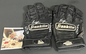 Guantes de bateo Lenyn Sosa White Sox firmados automáticamente juego usados 2022: - Imagen 1 de 2