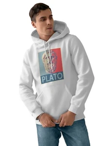 Platon Hoodie Griechischer Philosoph Philosophie Lehrer Geschenk Kunst Kapuzensweat - Bild 1 von 2