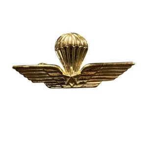 Spilla Brevetto ORO Paracadutismo Paracadutista Militare Parà 7x3.50 Folgore NEW - Imagen 1 de 4