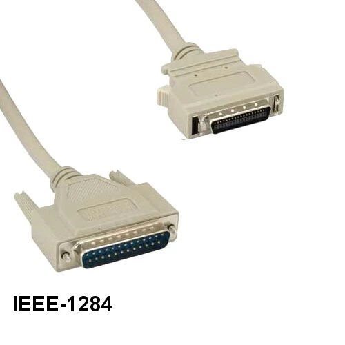 3' IEEE1284 DB25 25Pin Male to HPCN36 36Pin Male Cable 28AWG Parallel Printer - Image 1 of 1