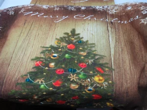 Feliz Navidad Alfombra Puerta Alfombrilla Lote 3 Alfombras Usadas Una Temporada Árbol - Imagen 1 de 5