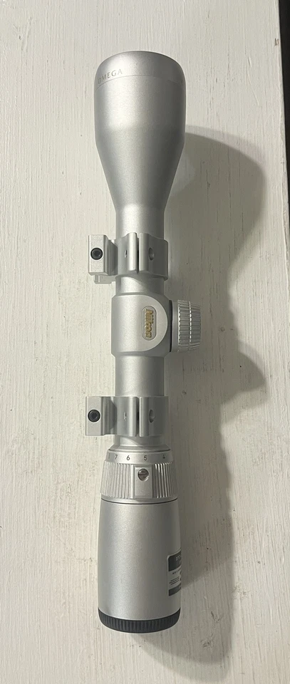 Mira para rifle cargador de boca Omega Nikon 3-9x40 mm ~ plata acero inoxidable BDC + anillos Foto 1 de 4