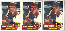 Lot Of 3 1991 Topps Archives The Ultimate 1953 Set Topps Hank Aaron RC #317
