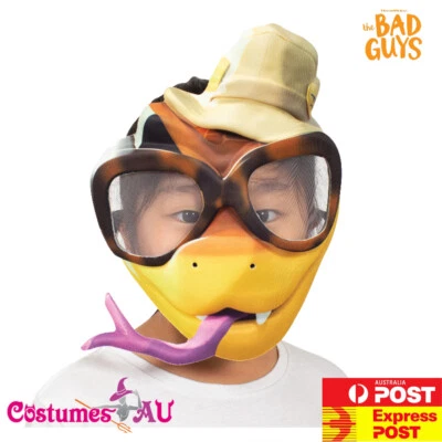 Kids Mr Snake Mask The Bad Guys Child Boys Halloween Book Week Costume Accessory - Image 1 of 2