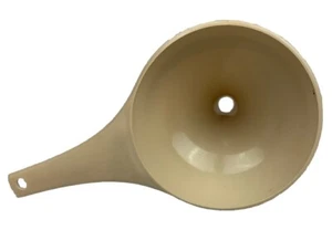 Tupperware Funnel Large Hershey Kiss Shape Color Ivory - Picture 1 of 5