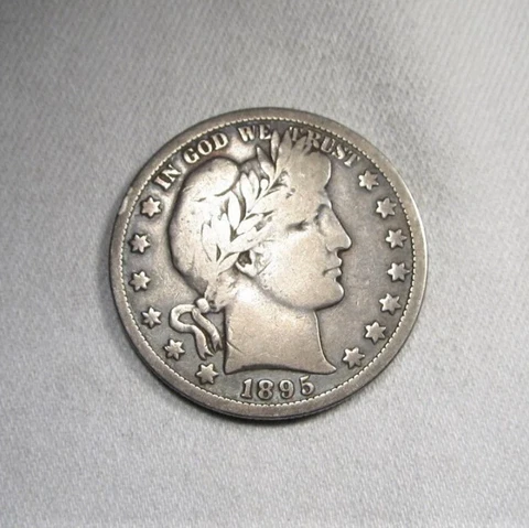 1895-O Barber Half Dollar SCARCE KEY DATE Beautiful Lustre Cover