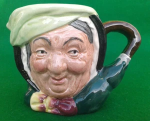 ROYAL DOULTON SMALL CHARACTER JUG - SAIREY GAMP - D5451 - WRONG REF NUMBER RARE - Picture 1 of 9