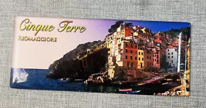 Town on a hillside, Riomaggiore, Cinque Terre, Liguria Italy Glossy Magnet - Picture 1 of 5