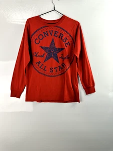 Camiseta niño 13-15 años Converse manga larga roja cuello redondo regular - Imagen 1 de 13