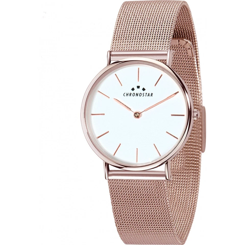 Orologio CHRONOSTAR PREPPY R3753252505 Bracciale Acciaio Rosè Mesh 36mm Unisex Foto 1 de 1