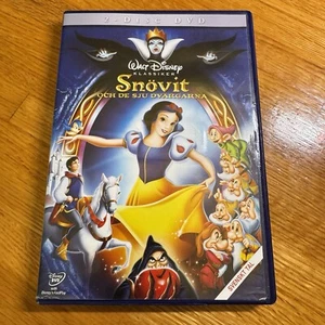 Snow White and the Seven Dwarfs 1937 2-Disc Region 2 PAL DVD Swedish - Picture 1 of 6
