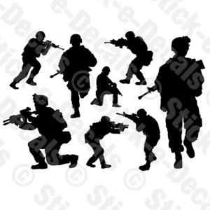 US MARINES IN COMBAT Combat Military Vinyl Decal Sticker Marine Corp - Picture 1 of 18