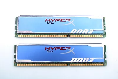 HyperX BLU _  8GB RAM Kit (4GB x 2) _ DDR3-1333 _ 1.5v _ KHX13C9B1/4R - Image 1 of 3