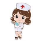 Cute Cartoon Medical Staff Human Shape Brooch Pin For Doctor Nurs Accessories