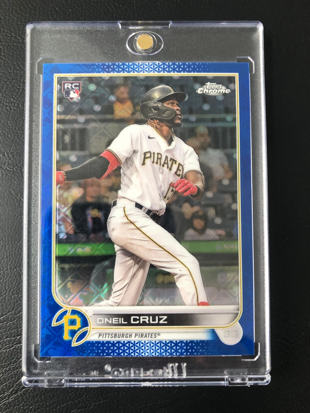 2022 Topps Chrome LogoFractor ONEIL CRUZ RC Blue /150 Centered & Vibrant PIRATES