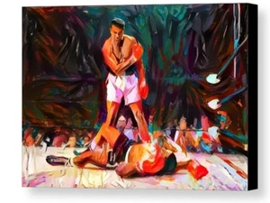Framed Muhammad Ali Abstract Classic Flight 9X11 Art Print Limited Edition w/COA - Picture 1 of 1