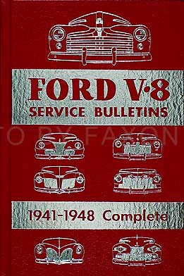Tapa dura Ford Service Bulletins 1941 1942 1946 1947 1948 manual Lincoln Mercury Foto 1 de 1