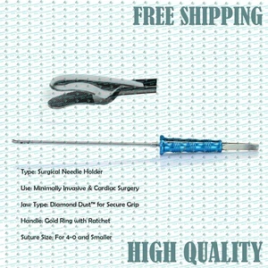 Minimally Invasive Cardiac Surgery Needle Holder –Precision Surgical Instruments - Picture 1 of 4
