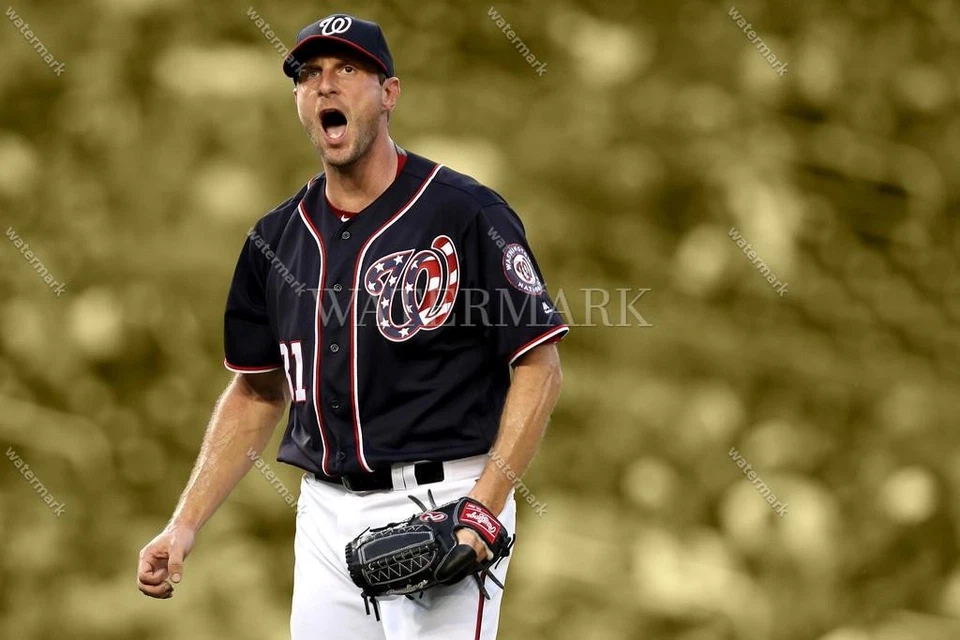 Foto DF384 Max Scherzer Washington Nationals 8x10 11x14 16x20 Foto 1 de 1