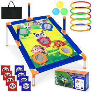 Bean Bag Toss Game,3 in 1 Cornhole Set,Kids Outdoor Games,Sports & Outdoors P... - Picture 1 of 6