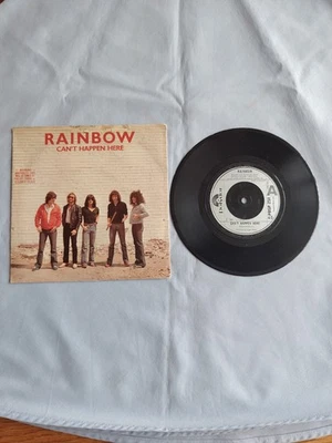 RAINBOW "CAN'T HAPPEN HERE" 1981 7" VINYL SINGLE IN A PICTURE SLEEVE - Image 1 of 4