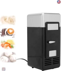 Mini Fridge, Portable Car Fridge USB Hot Cooler Freezer Food Skin Care Products - Picture 1 of 9