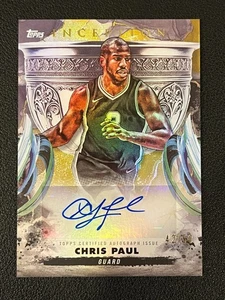 Chris Paul 2024-25 Topps Inception Auto Grail Chasing Gold /50 Clippers - Picture 1 of 2