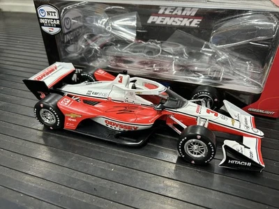 Modelo autografiado #3 Scott McLaughlin / Team Penske Indy escala 1:18 - Greenlight  Foto 1 de 2