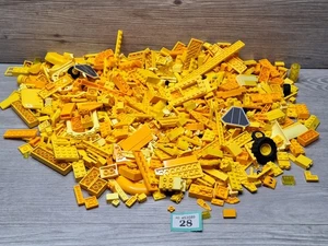 Lego 1 kg - 1000 g gemischte gelbe Steine Stücke. Starterset Bulk Restposten 26 - Bild 1 von 6