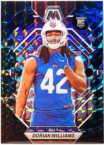 2023 Panini Mosaic GENESIS Prizm SSP Dorian Williams RC #317 BANCONOTE - Foto 1 di 2