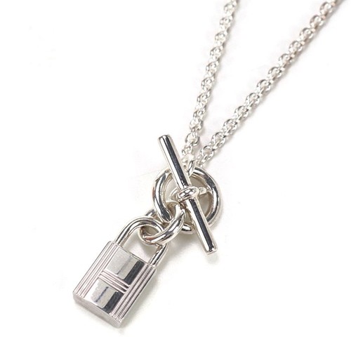 HERMÈS Collana Hermes Amuleto Cadena usata He93995 donna A