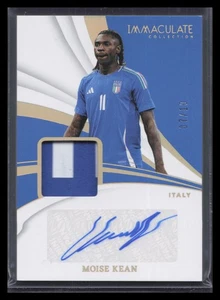 2024-25 Panini Immaculate Collection #MA-MK Moise Kean Memorabilia Auto /10 - Bild 1 von 2
