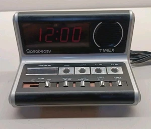 Retro Timex Speak Easy Digital sprechender Wecker Modell #7001  - Bild 1 von 9
