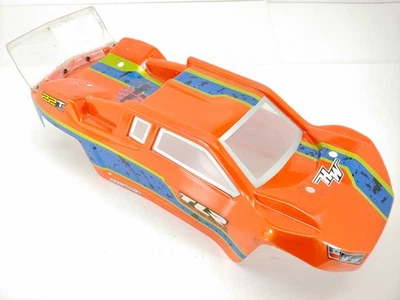 Losi 22T 4.0 Custom Painted Orange / Blue 1/10 Stadium Truck Body Used - Image 1 of 4