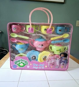 HTF Rare Cabbage Patch Kids Doll Tea Party 15pc Tea Set Toys R us 2003 New Open - Picture 1 of 9
